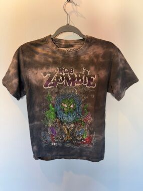 Vintage Rob Zombie Graphic Acid Wash Short Sleeve Tee